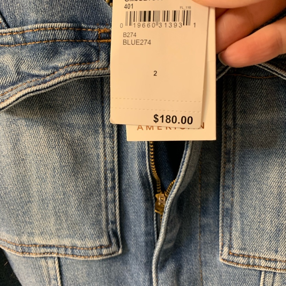 NWT Good American “fit for success” denim jumpsuit - Picture 7 of 13